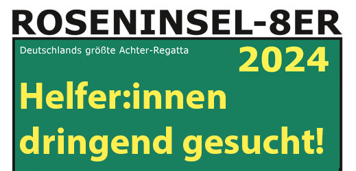 Regatta-Helfer:innen dringend gesucht